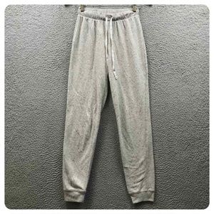 H & M Sweatpants Joggers Gray Speckled Xs Pockets